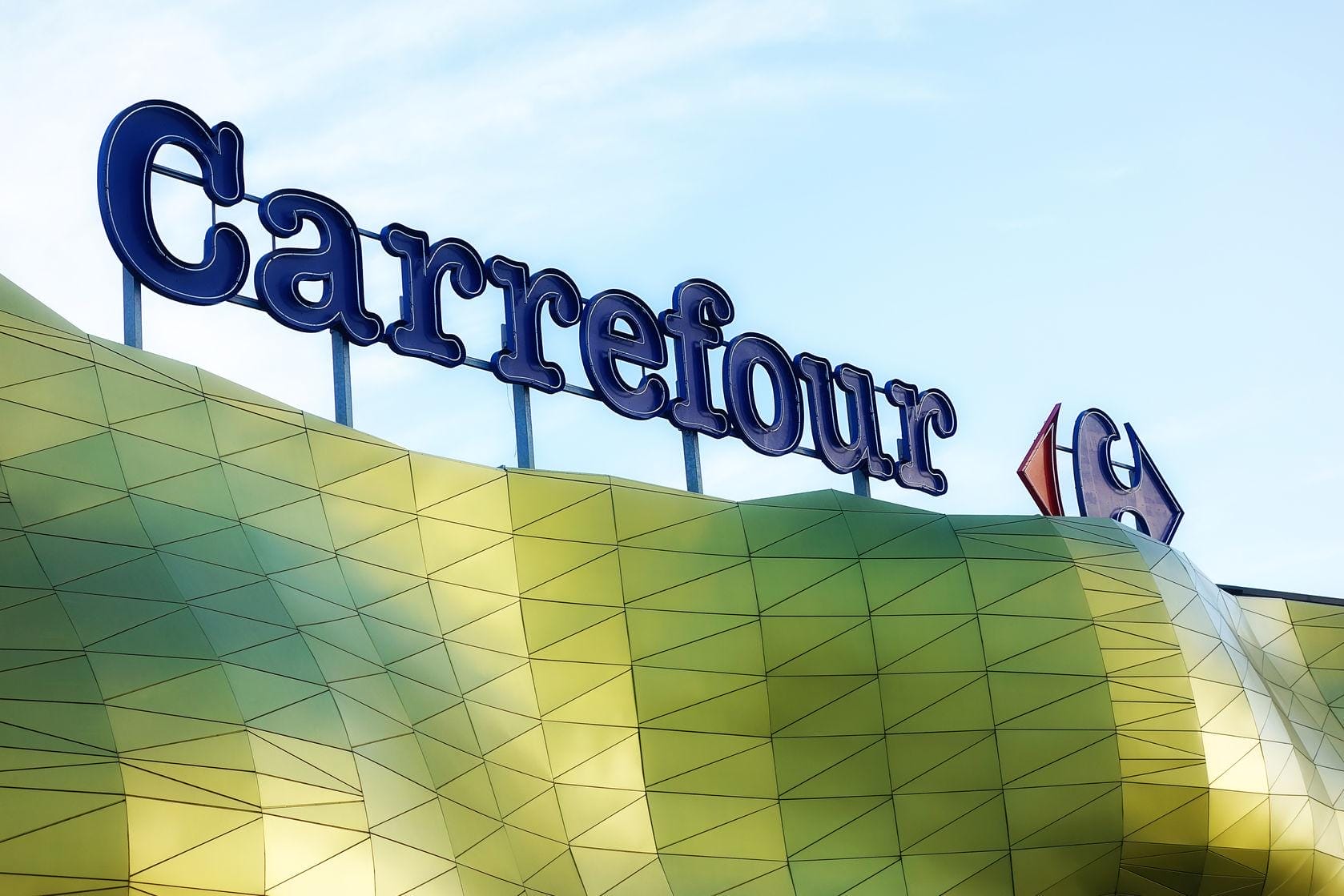 81091138 - carrefour store logo french international hypermarket chain
